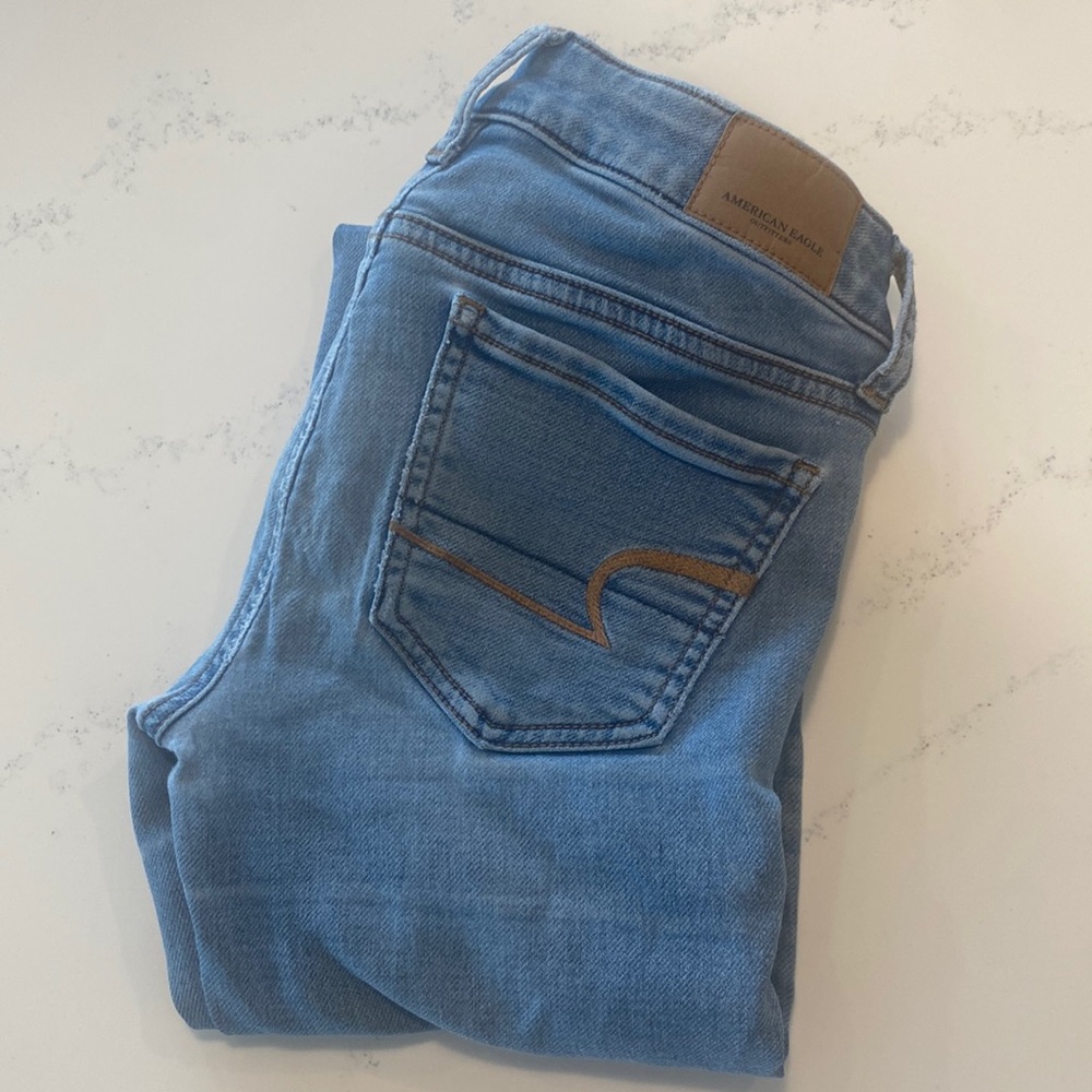 💕Host Pick💕 AEO Super stretch X jeggings size 00 short